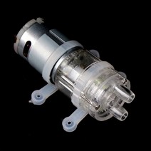 진공 펌프 에어컨 설치 모터 정비 전기펌프 마이크로 워터 디스펜서 펌프 385 DC 6V-12V 다이어프램 진공, 한개옵션0