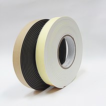 EVA 스폰지 단면 테이프 흰색 검정 1T 2T 3T 5T 폭 60mm 70mm 80mm 90mm 에바, 검정색, 폼두께 2T, 폭60mm