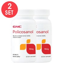 2개 SET 지앤씨 폴리코사놀 10mg 60정 정