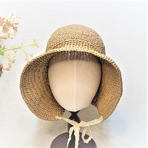 손뜨개diy 레이스 끈 보넷형 벙거지모자 뜨기 동영상패키지, 2.베이지