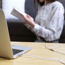 노트북 차량 헤드셋 오디오 전송 연장케이블 최적음향 자동차 음악감상 원음재생, 레드