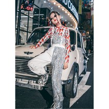 NEW아이템 여아 멋진 공연복 비보이 세트 재즈 댄스 의상 힙합 상하복세트 주니어 패션 런웨이룩 상의+바지 2종세트