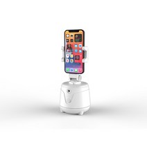 dslr 짐벌 자동 얼굴 추적 카메라 안정기 360 ° 회전 selfie 스틱 삼각대 스마트 슈팅 홀더 vlog 비디오 레코드, 하얀