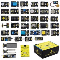 KEYESTUDIO 37 in 1 센서 키트 모듈 스타터 Arduino Mega R3 2560 라즈베리 파이 프로그래밍 전자 부품 STEM 교육 세트 어린이 청소년 성인용