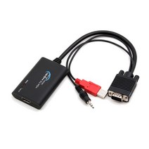 컴스 HDMI 컨버터 VGA to HDMI VE704, 1개