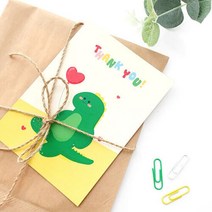 아트박스/제이밀크 엽서카드 POSTCARD 안녕 말랑 티라노 THANK Y, 옵션선택:본품, 단품