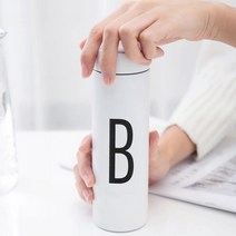 오늘의 이니셜 B 보온병 (280ML) 등산 노지 보온보냉 텀블러 차박 캠핑 스텐 낚시 보냉병, 상세페이지 참조