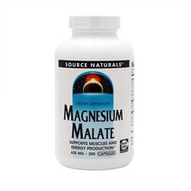 소스 내추럴 마그네슘 말레이트 200 캡슐, 1개, 200정, 200정