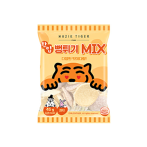 무직타이거 한입뻥튀기믹스 45g, 4개
