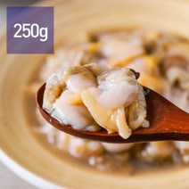 남해안 급속냉동 껍질 깐 바지락살 250g
