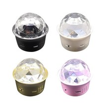 무대 조명 무선 원격 제어 led 연기 기계 무대 효과 미니 LED 매직 램프 DJ 무대 조명 자동차 디스코 볼 RG, 04 Black