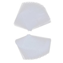 Ursmart 20 조각 바인더 포켓 노트북 문서용 카드 주최자 리필, PVC, 화이트