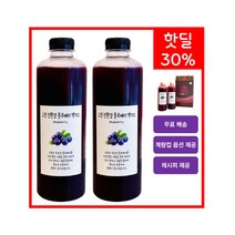 (건강해세트) 무농약 블루베리엑기스 1.2kg x2병