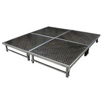 이동식 행사용 공연 부스 무대 사회 임시 축제 설치, D (1.28x1.5) 고정 높이