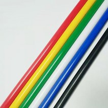 POM 레드 블루 옐로우 그린 스틱 폴리옥시메틸렌 50cm, 04 Blue_03 2개 50cm dia.10mm