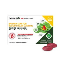 더블업 혈당엔 바나바잎 60정 2개월분 혈당관리, 단품, 단품