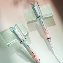 Cedcer 음이온 자동회전 고데기 28mm, 산수유 핑크, 산수유 핑크