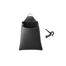 차량용 (송풍구 수납포켓 C타입-블랙) 멀티 주머니 포켓 거치대 홀더 클립