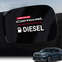 JS automotive 풀체인지 카니발 차량전용 주유구보호필름 DIY 드레스업 튜닝 랩핑 가드 보호 몰딩 용품, 사각 가솔린_화이트
