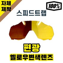 자체제작 100% 스피드트랩 고글 편광 옐로우 변색 렌즈 61023 백프로, 렌즈만 발송됩니다. (테는 미포함), 미러변색렌즈(투명→블랙), 주문 후 교환 환/불 취소가 불가능합니다.