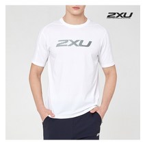 2XU 2XU 글로벌 남성 코어 C/P 로고 티셔츠_X1MU15128WHT