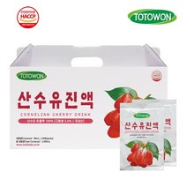 강원식품 산수유진액 80mL 30포, 60포