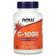 나우푸드 메가도스 비타민C 아스코르브산 1000mg 베지캡슐 100정250정500정 고약사, 500정