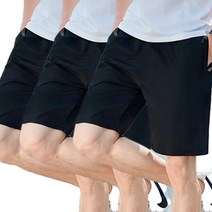 새라주미 남자 짐웨어 헬스 반 바지 트레이닝 3P