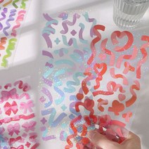 컨페티 스티커 포카 탑로더 꾸미기 탑꾸 다꾸 폴꾸, 상품선택, 5컨페티ST-블루