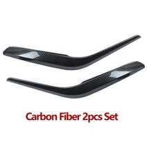 도어 핸들 손잡이 블랙 베이지 실버 탄소 섬유 왼쪽 오른쪽 인테리어 외부 커버 트림 교체 BMW X1 E84 20102016, Carbonfiber 2PCS SET