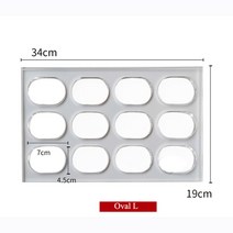 다쿠아즈틀 다쿠와즈 다쿠아즈 미니다꾸아제 틀 오븐용 빵틀 12 캐비티 타원형 다쿠아즈 몰드 프렌치 디저트 마카롱 몰드 베이크웨어 투명 폴리카보네이트 dakovaz 몰드 라운드, 타원형 엘