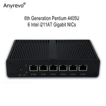 미니PC 컴퓨터 초미니 초소형 산업용 피씨 6 세대 펜티엄 4405U Pfsense 라우터 서버 6x1000M Lan 인텔 I211 Windows10 리눅스 HD VGA 듀얼 디스, [02] OPNsense, [04] EU, [05] 8GB DDR4 128GB SSD