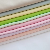 면 무지 60수 원단 10색상 단품 2사이즈 인형옷만들기 원피스원단 연습용 자투리원단, 핑크
