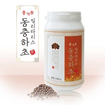 홍가원 동충하초환 밀리타리스 동충하초 분말 가루 영지버섯 홍삼 벌꿀 천궁 산수유 베타카로틴 효능 추천, 1개, 240g