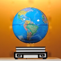 자석기어 자기부상피규어 자기부상열차만들기 자기부상아이언맨피규어 공중부양홀더 자기부상 무지개조명 자기부상 자기부상화분 과학교구 자기부상아이언맨, 네모난 8 듀얼 언어의 라이트 블루 컬러 자전