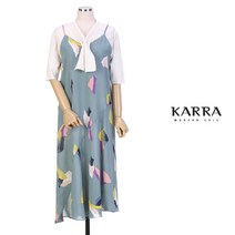 KARRA 콤비나염플레어나시원피스_KB9SOP147A