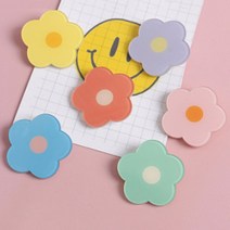 아크릴 꽃 패션 뱃지 3.5cm 플라워 옷핀 브로치_1p