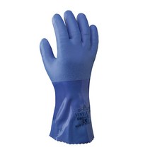 쇼와 내화학 내유 3중 PVC 장갑 M 공업용 방수 코팅