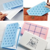 마스크케이스/깔끔한 디자인 안전한 보관파우치kf94/kf80/일회용/필터/일반/면마스크 휴대용 다용도케이스, mc035화이트