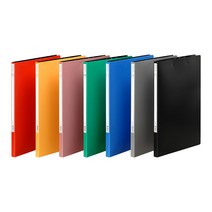 문화산업PP 레버클립화일 상철F430-7, 노랑색