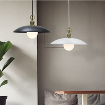 LIVING LIGHTING 1등 펜던트조명 식탁등 테이블등, 파로 1등 펜던트증 (화이트)
