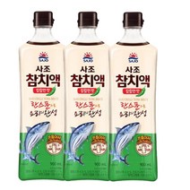 일루몬트 사조 참치액 칼칼한 맛 깊은 감칠맛 900ml, 3개