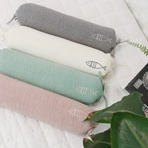 마이룸엔 물고기 경추 끈 목 메밀베개 경추베개, 물고기 경추 끈_핑크