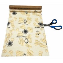 Bees Wrap BEES WRAP Wax Cloth Food Wrap 비즈 왁스 친환경 푸드 밀랍 랩 1개