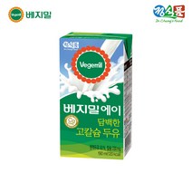 [베지밀] A(에이) 담백한 고칼슘 두유 190mlx32팩, 상세 설명 참조, 상세 설명 참조