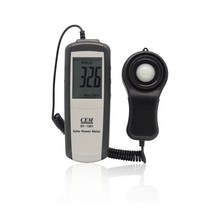 CEM 태양열 강도측정기 DT-1307 일사량계 솔라 측정, 1개