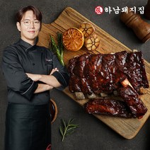 하남돼지집 HOT 바비큐 폭립갈비 300gX2팩(총 600g), 없음, 1개입