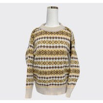 리쀼타 노르딕 패턴 니트 스웨터