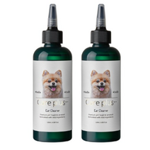 부들부들 반려동물 케어플러스 자연유래 귀세정제, 8개, 120ml