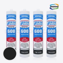 K_수달 에코씰 외장용 신축 조인트용 실란트 600 흑색 _25개 BOX, 단품